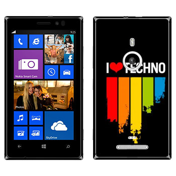   «I love techno»   Nokia Lumia 925