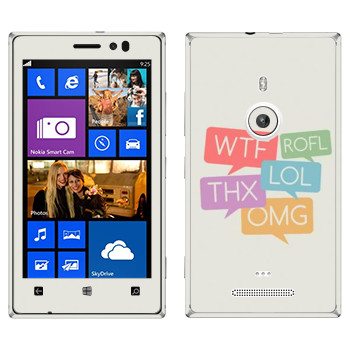   «WTF, ROFL, THX, LOL, OMG»   Nokia Lumia 925