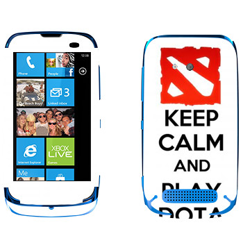   «Keep calm and Play DOTA»   Nokia Lumia 610