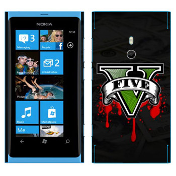  «GTA 5 - logo blood»   Nokia Lumia 800