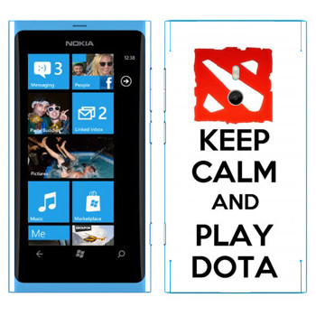   «Keep calm and Play DOTA»   Nokia Lumia 800