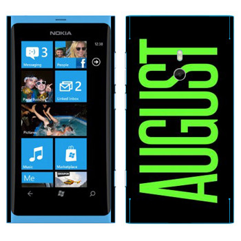   «August»   Nokia Lumia 800