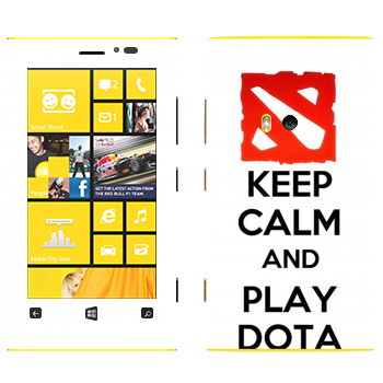   «Keep calm and Play DOTA»   Nokia Lumia 920