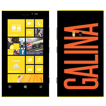   «Galina»   Nokia Lumia 920