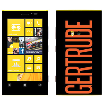   «Gertrude»   Nokia Lumia 920