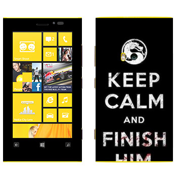   «Keep calm and Finish him Mortal Kombat»   Nokia Lumia 920