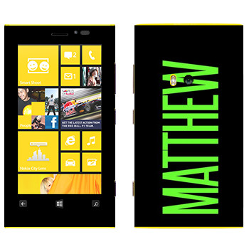   «Matthew»   Nokia Lumia 920