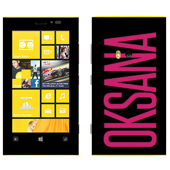   «Oksana»   Nokia Lumia 920