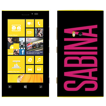   «Sabina»   Nokia Lumia 920