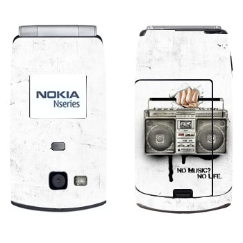   « - No music? No life.»   Nokia N71