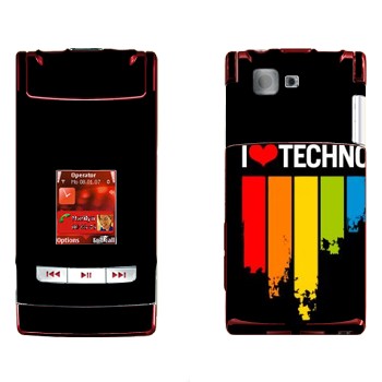   «I love techno»   Nokia N76