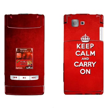   «Keep calm and carry on - »   Nokia N76