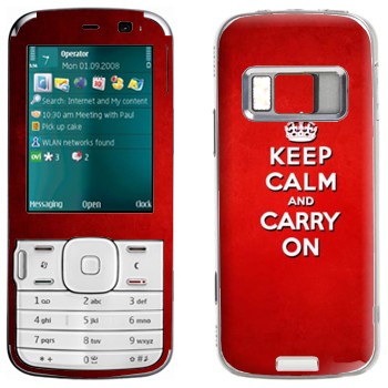   «Keep calm and carry on - »   Nokia N79