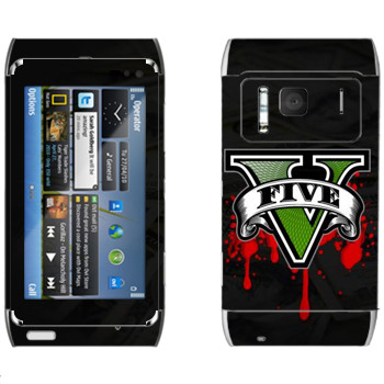   «GTA 5 - logo blood»   Nokia N8