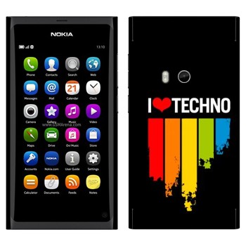   «I love techno»   Nokia N9