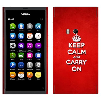   «Keep calm and carry on - »   Nokia N9