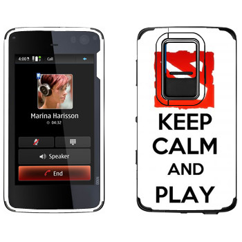   «Keep calm and Play DOTA»   Nokia N900