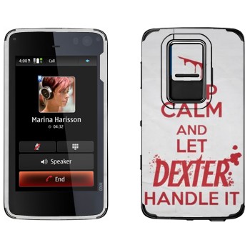   «Keep Calm and let Dexter handle it»   Nokia N900
