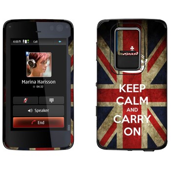   «Keep calm and carry on»   Nokia N900
