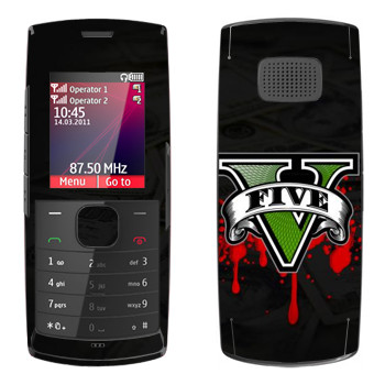   «GTA 5 - logo blood»   Nokia X1-01