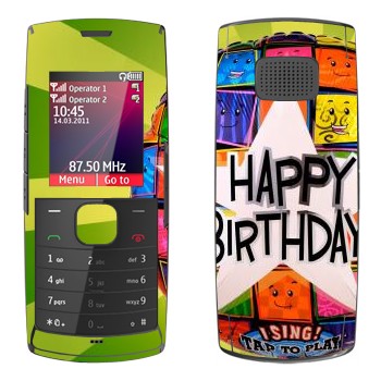   «  Happy birthday»   Nokia X1-01