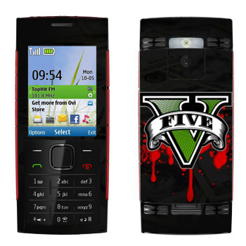   «GTA 5 - logo blood»   Nokia X2-00
