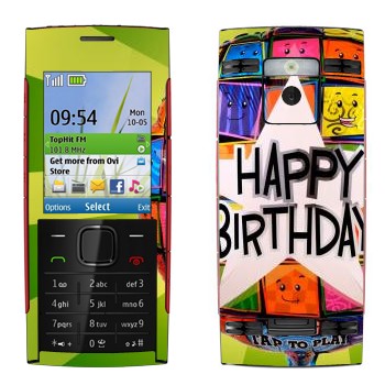   «  Happy birthday»   Nokia X2-00