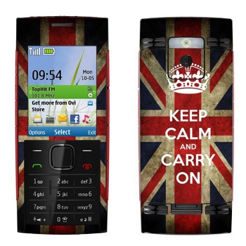   «Keep calm and carry on»   Nokia X2-00