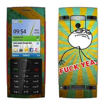   «Fuck yea»   Nokia X2-00