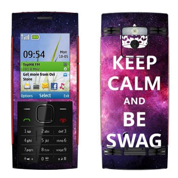   «Keep Calm and be SWAG»   Nokia X2-00