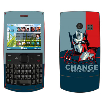   « : Change into a truck»   Nokia X2-01