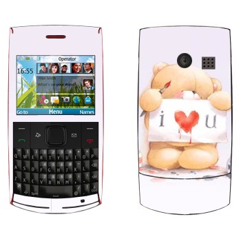  «  - I love You»   Nokia X2-01