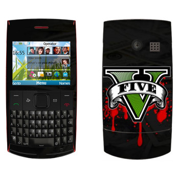   «GTA 5 - logo blood»   Nokia X2-01