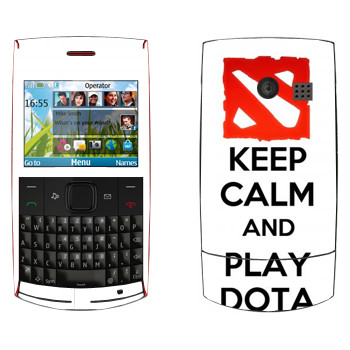   «Keep calm and Play DOTA»   Nokia X2-01