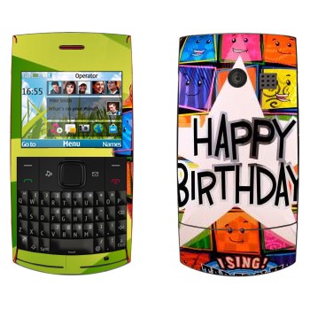   «  Happy birthday»   Nokia X2-01