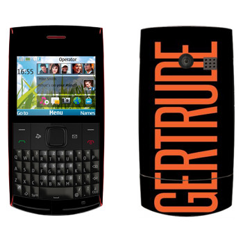   «Gertrude»   Nokia X2-01