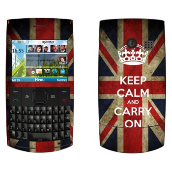   «Keep calm and carry on»   Nokia X2-01