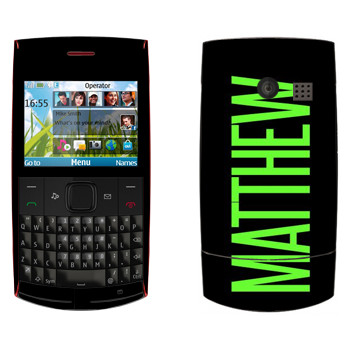   «Matthew»   Nokia X2-01