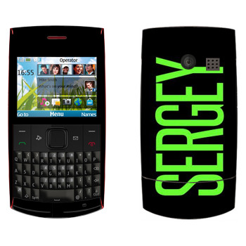   «Sergey»   Nokia X2-01