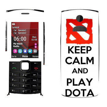   «Keep calm and Play DOTA»   Nokia X2-02