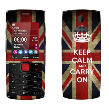   «Keep calm and carry on»   Nokia X2-02