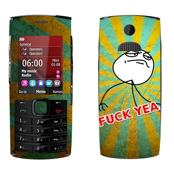   «Fuck yea»   Nokia X2-02