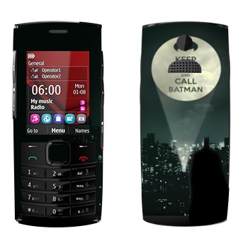   «Keep calm and call Batman»   Nokia X2-02