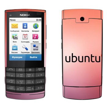  «Ubuntu»   Nokia X3-02