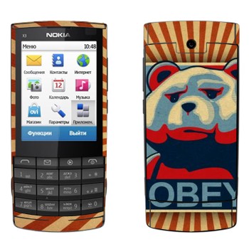   «  - OBEY»   Nokia X3-02