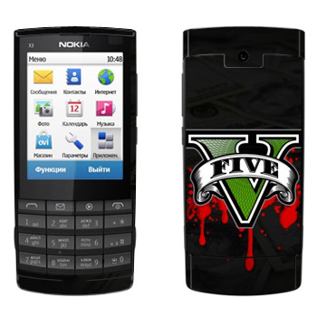   «GTA 5 - logo blood»   Nokia X3-02