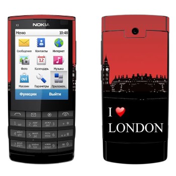   «I love London»   Nokia X3-02