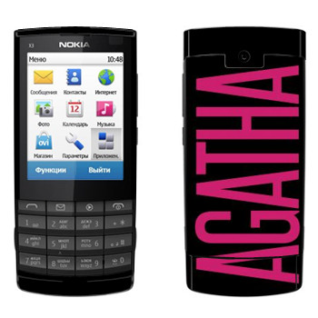   «Agatha»   Nokia X3-02