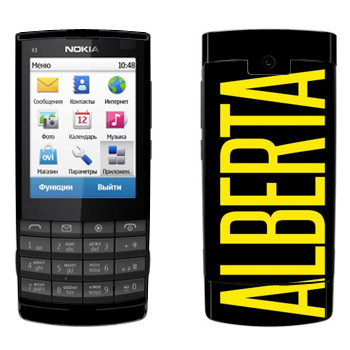   «Alberta»   Nokia X3-02