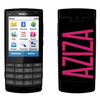   «Aziza»   Nokia X3-02